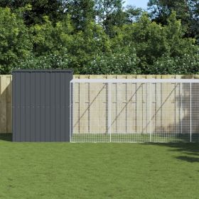 Dog House Anthracite Galvanized steel Large Durable Dog House